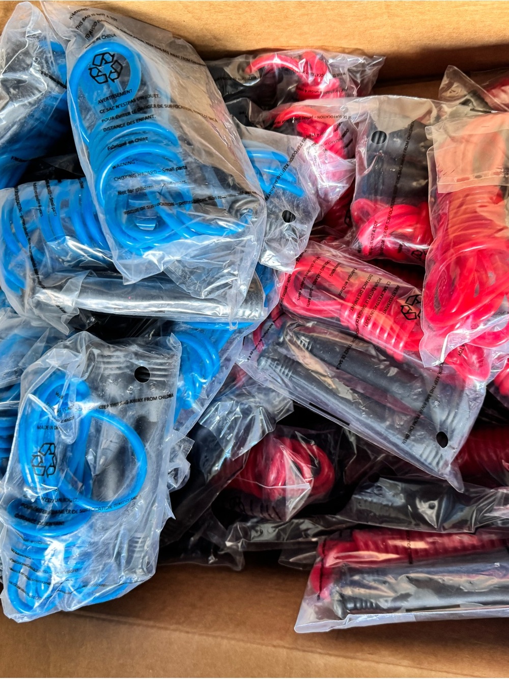 Skipping Rope in Blue and Red